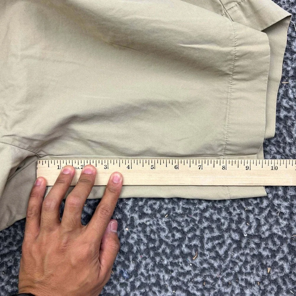 Vintage Polo Ralph Lauren Chino Shorts Men 36 Tan 100% Cotton Classic Fit